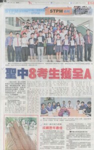 The Sin Chew Daily article